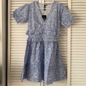 NWT Blue Floral Mini dress